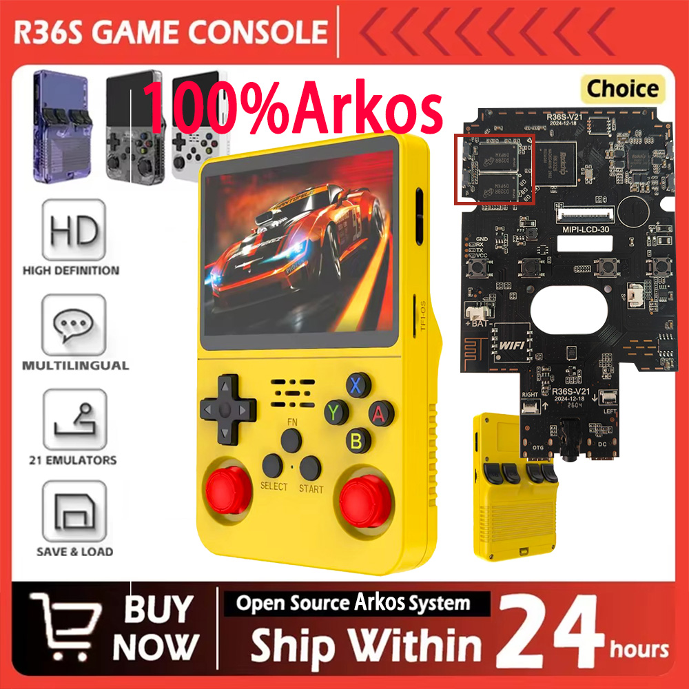Retro Gaming Kiosk - R36S New 100% Arkos System Retro