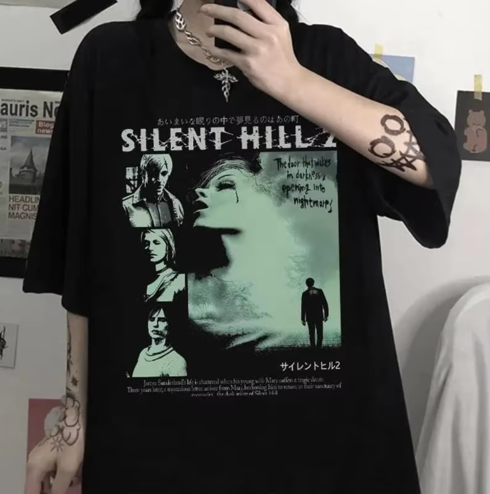 2026 Silent Hill 3 Men Women T - Retro Gaming T Shirt recension och pris