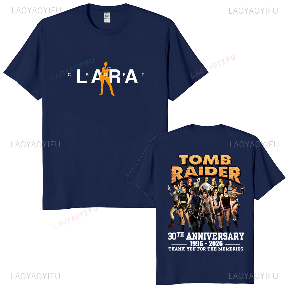 Tomb Raider 30th Anniversary U - Retro Gaming T Shirt recension och pris