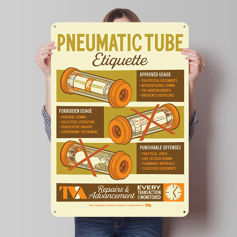 Pneumatic Tube Etiquette Tin P - Retro Gaming Youtube recension och pris